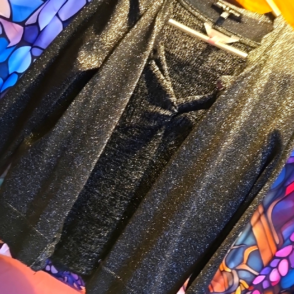 Shimmering Black Women's Jacket